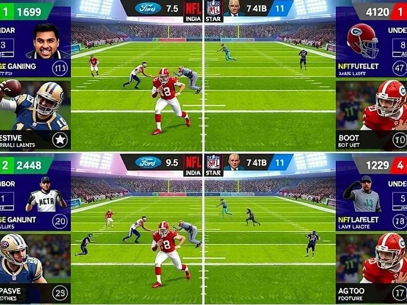Comparison of NFL India Star Showdown with other sports games showing unique features