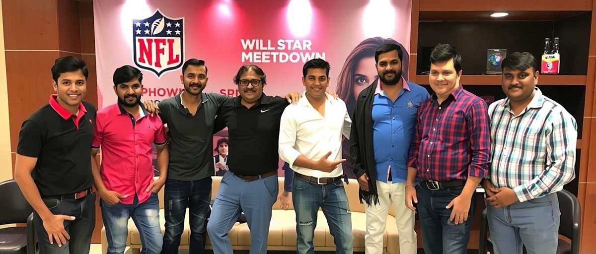 NFL India Star Showdown player meetup in Mumbai with fans and developers